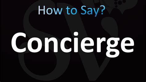 concierge synonym|how to say concierge.